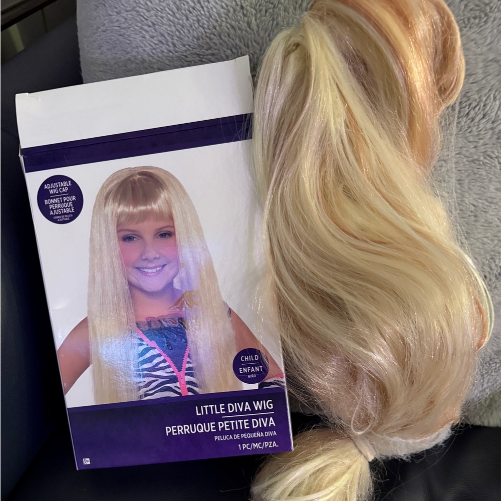 Little Diva Blonde Wig for Kids